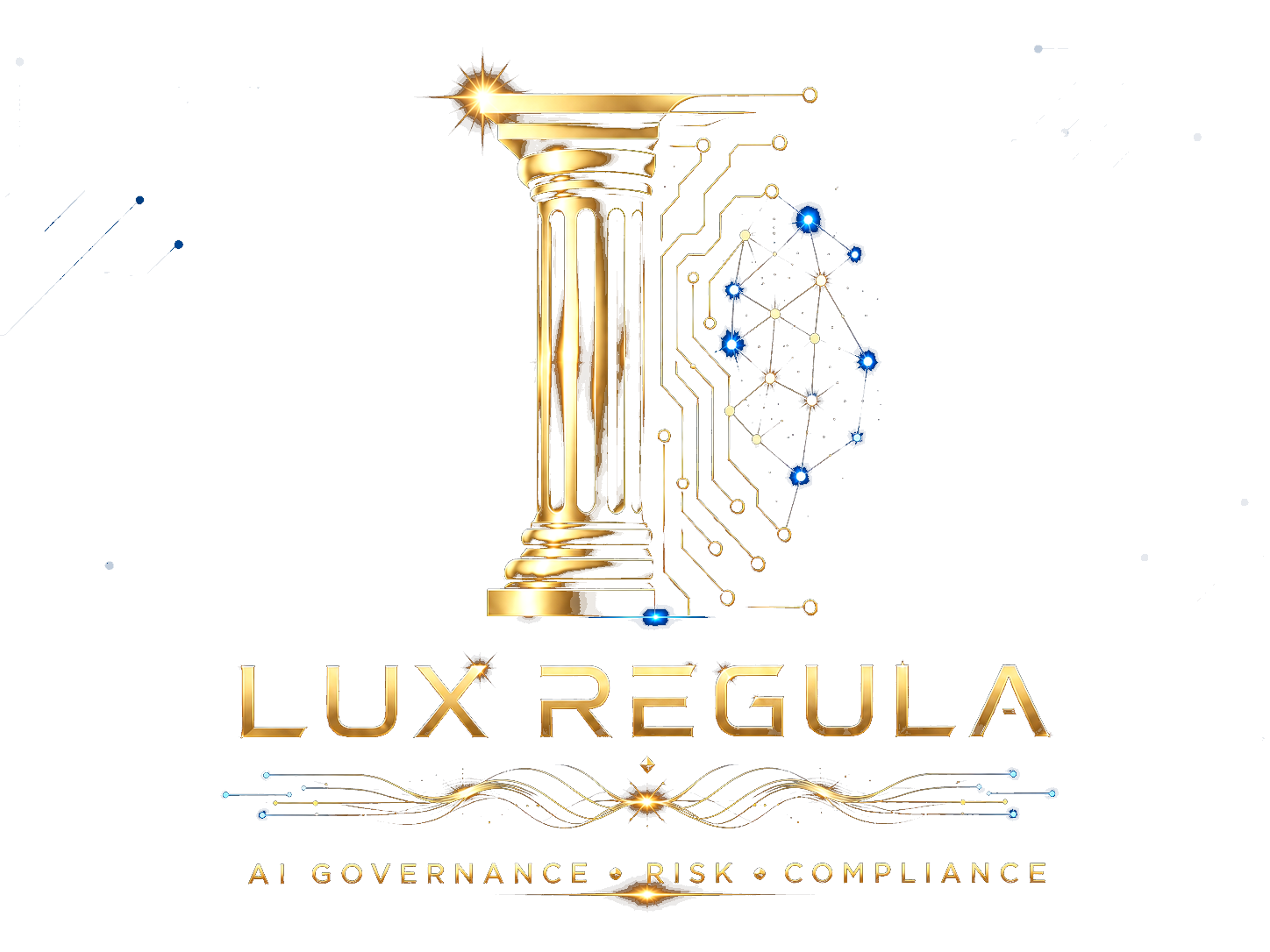 Lux Regula official AI governance logo